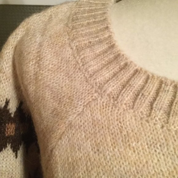 NWT fair isle print knit sweater plus size - Picture 3 of 10